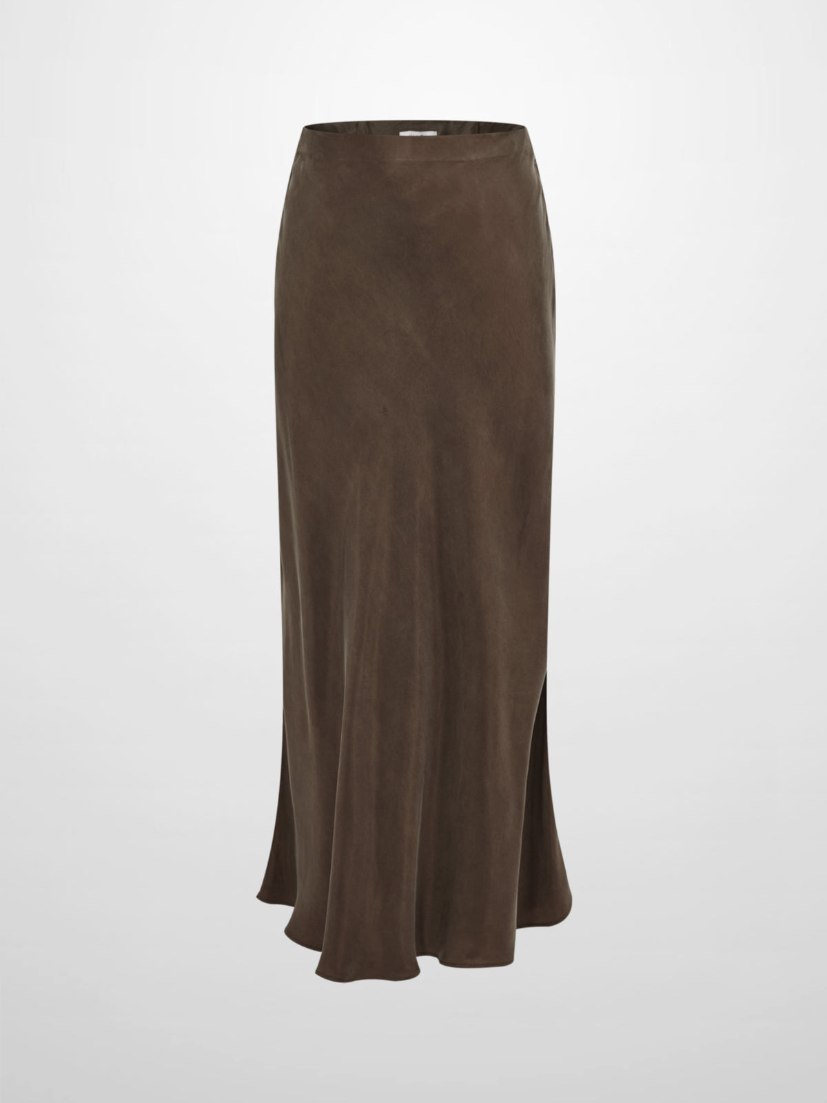 Cupro Slip Skirt - Warm Taupe 37"