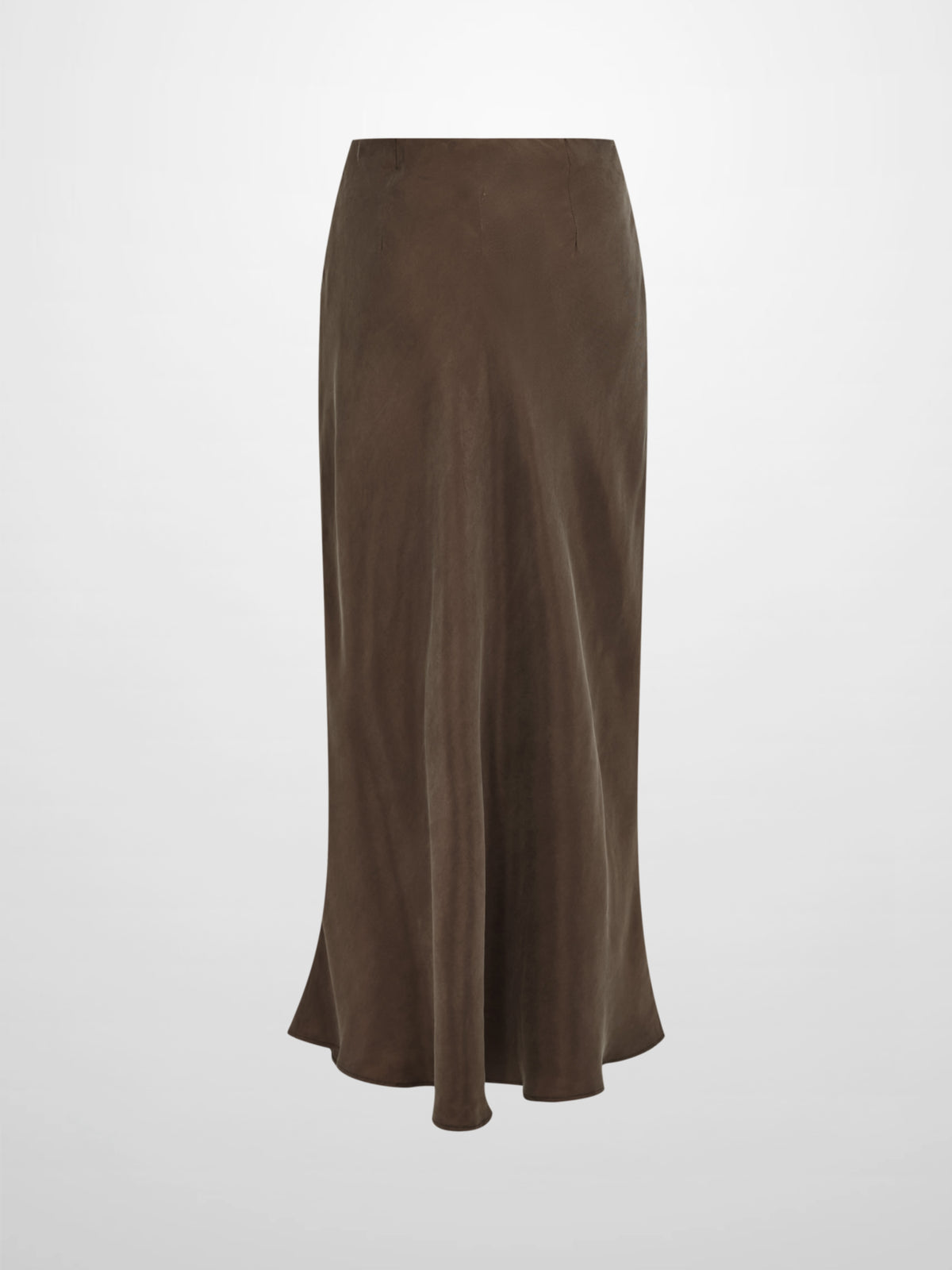 Cupro Slip Skirt - Warm Taupe 37"