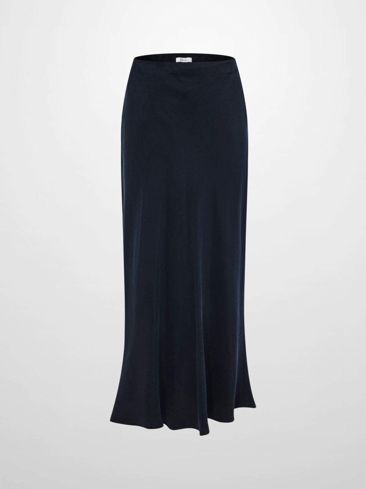 Cupro Slip Skirt - Navy 37"