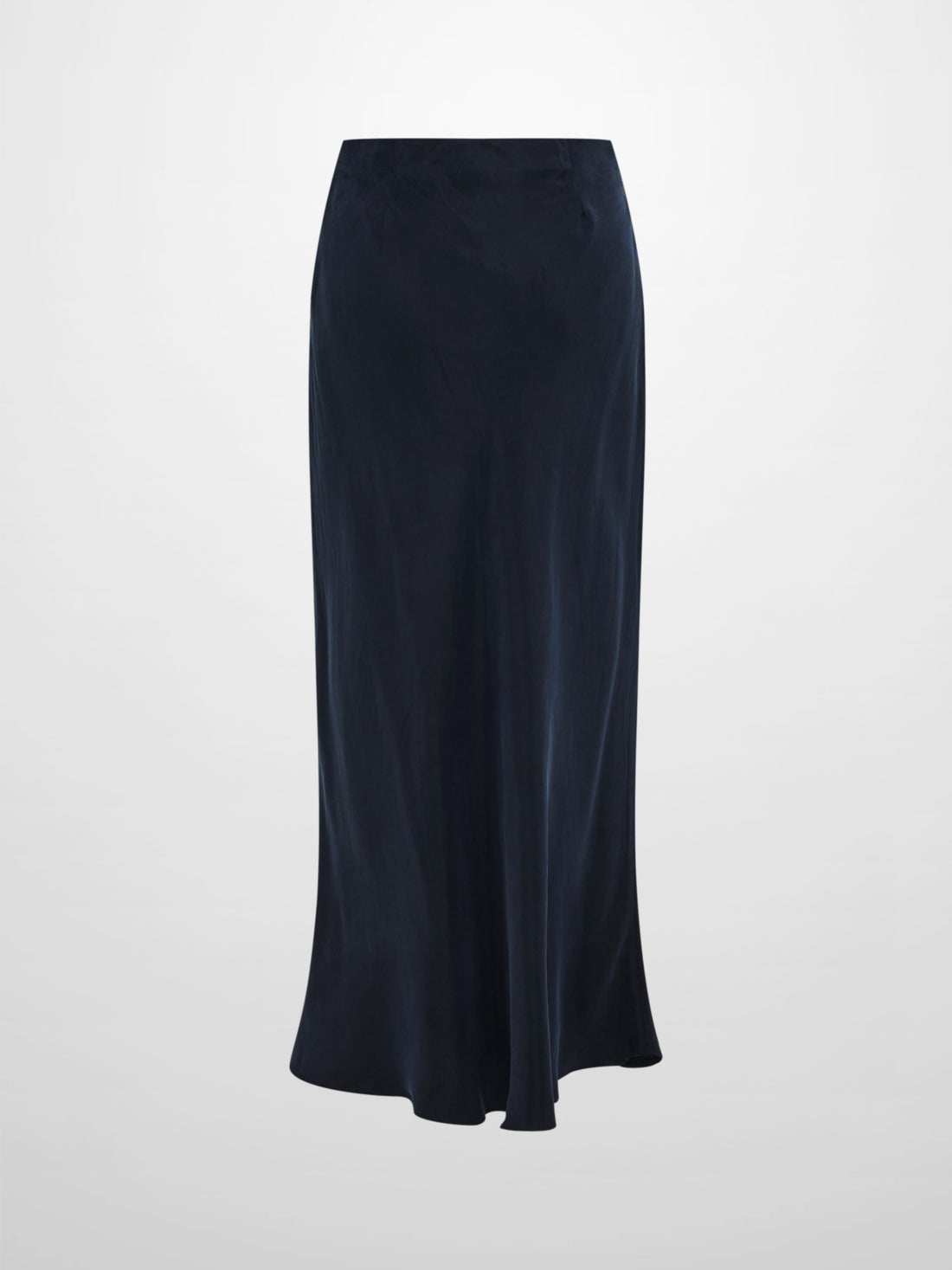 Cupro Slip Skirt - Navy 37"