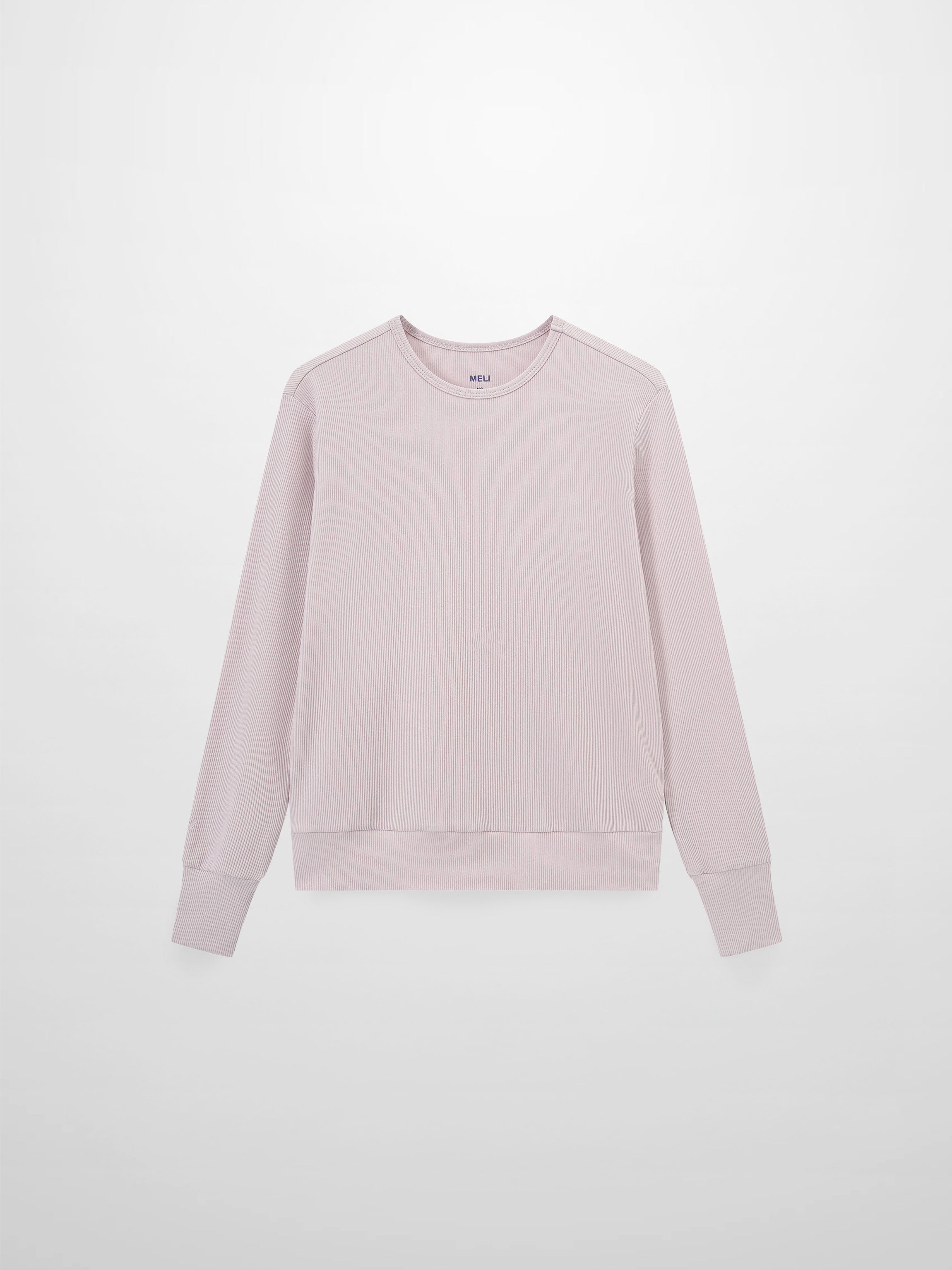 Ribbed Crew Bomber-Lavender