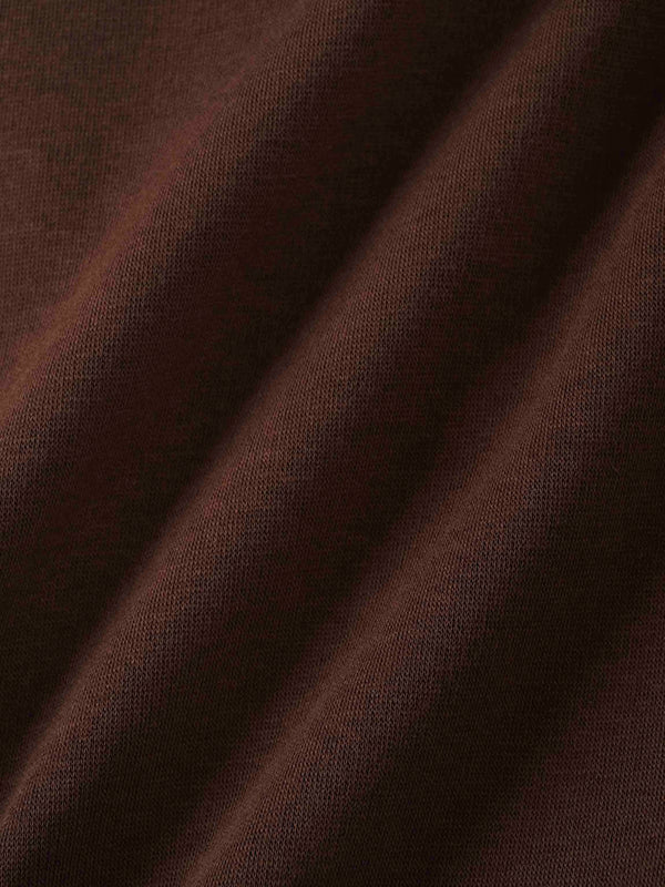 Embossed Crown Sweatshirt-Brown