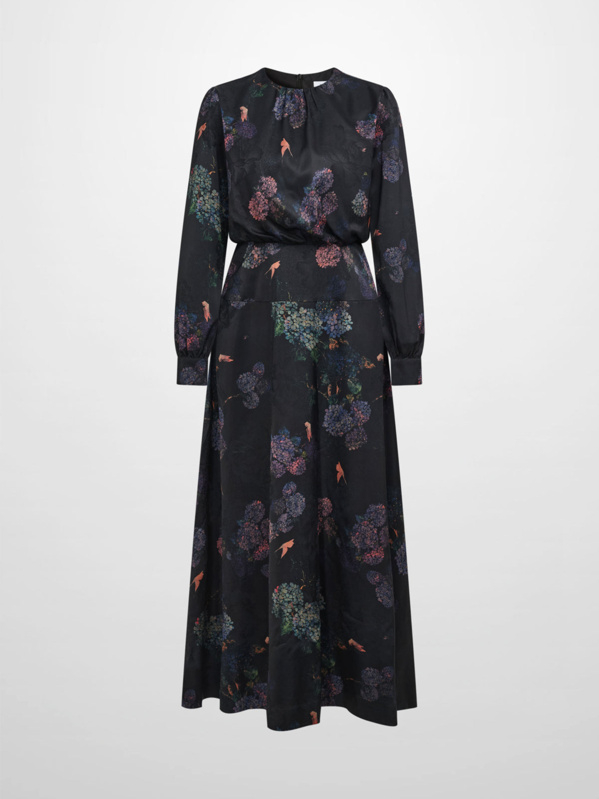 Waist Yoke Dress - Flower Bunches