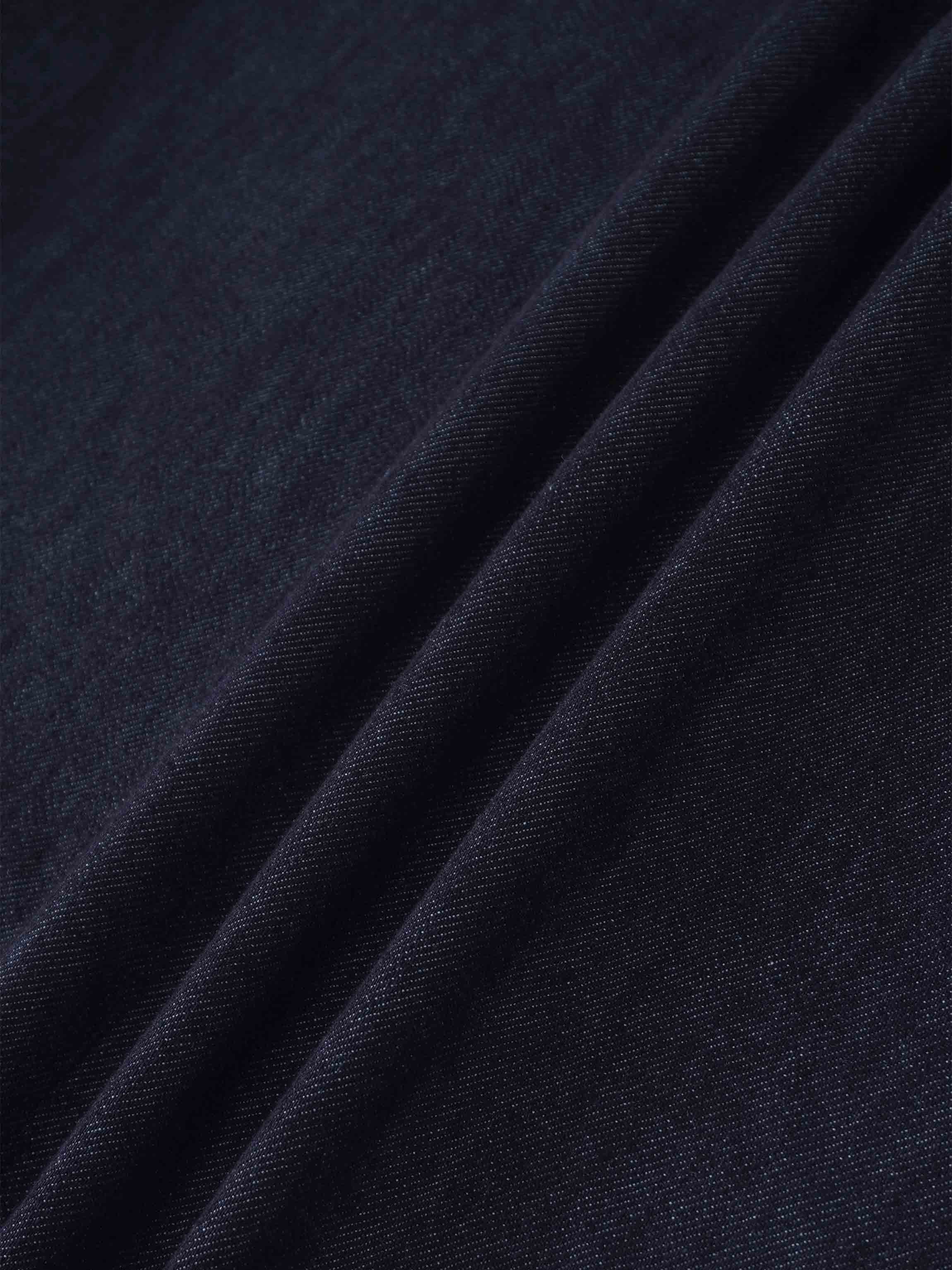 Classic Denim Skirt 37"-Dark Blue