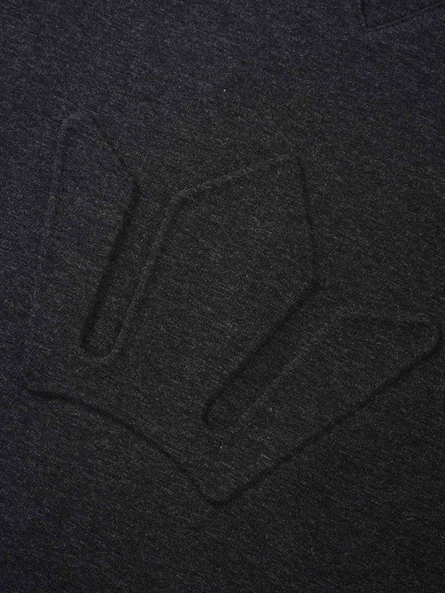 Embossed Crown Sweatshirt-Dark Heathered Grey