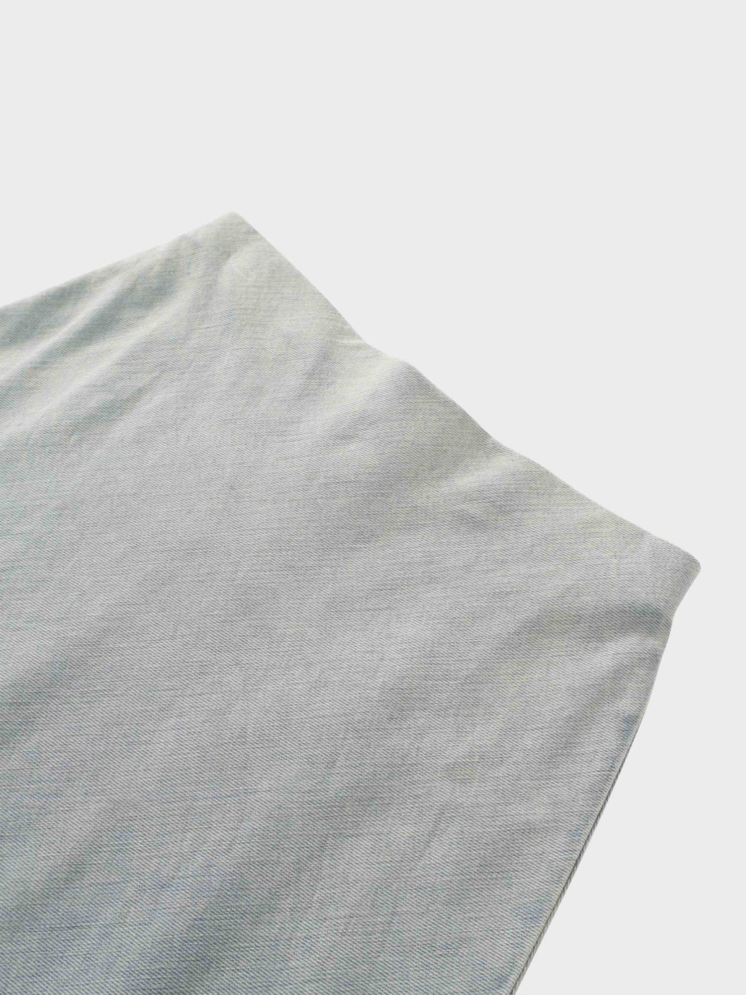 Classic Denim Skirt 37"-Light Blue