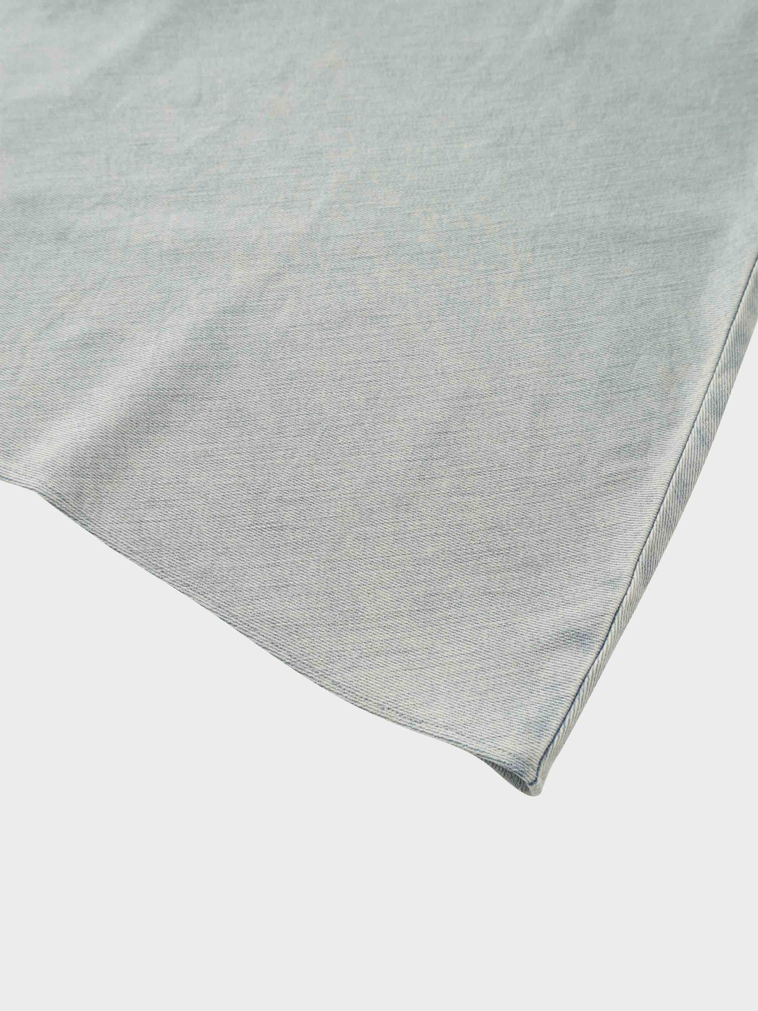 Classic Denim Skirt 37"-Light Blue