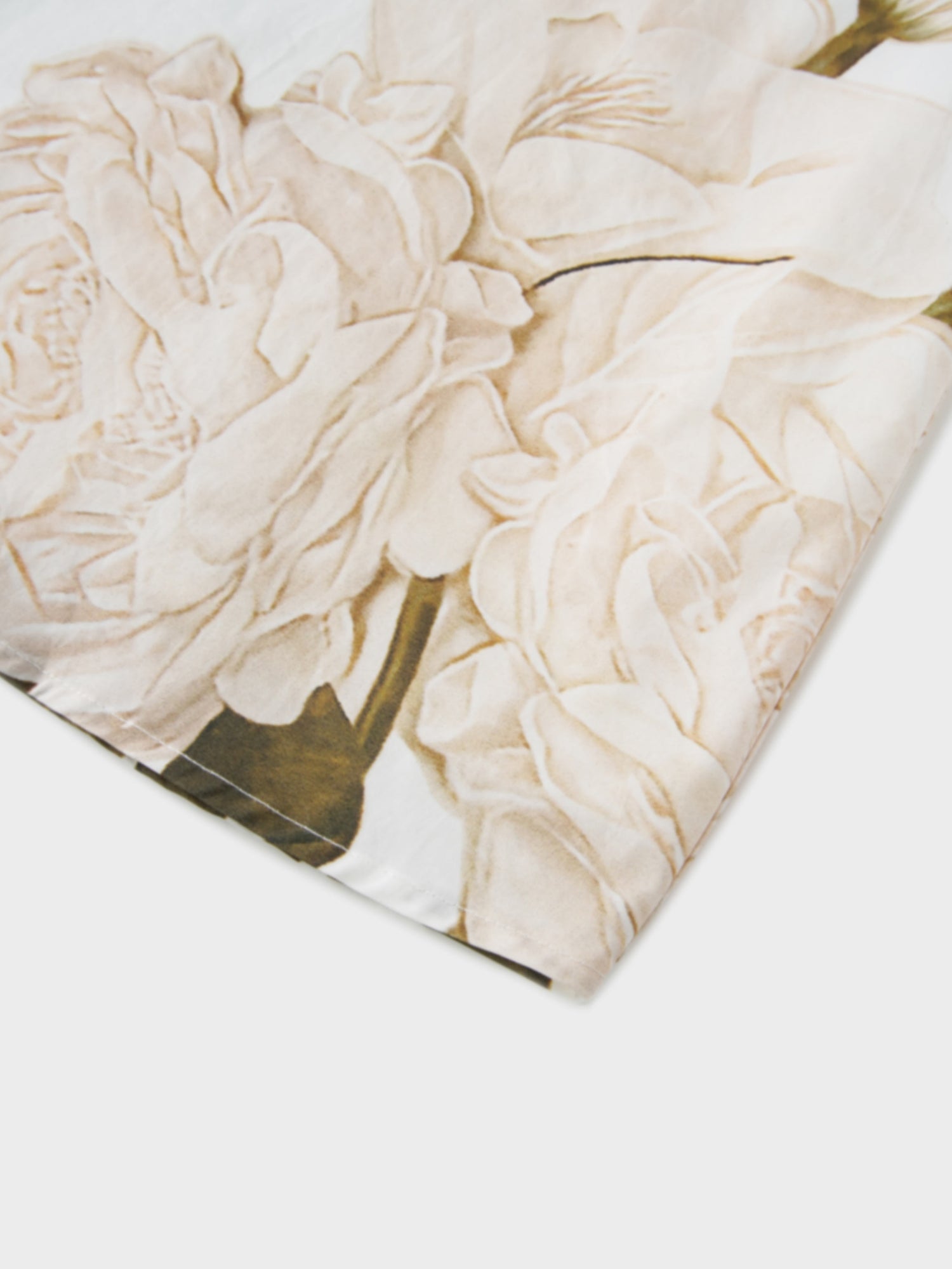 Floral Design Skirt-White