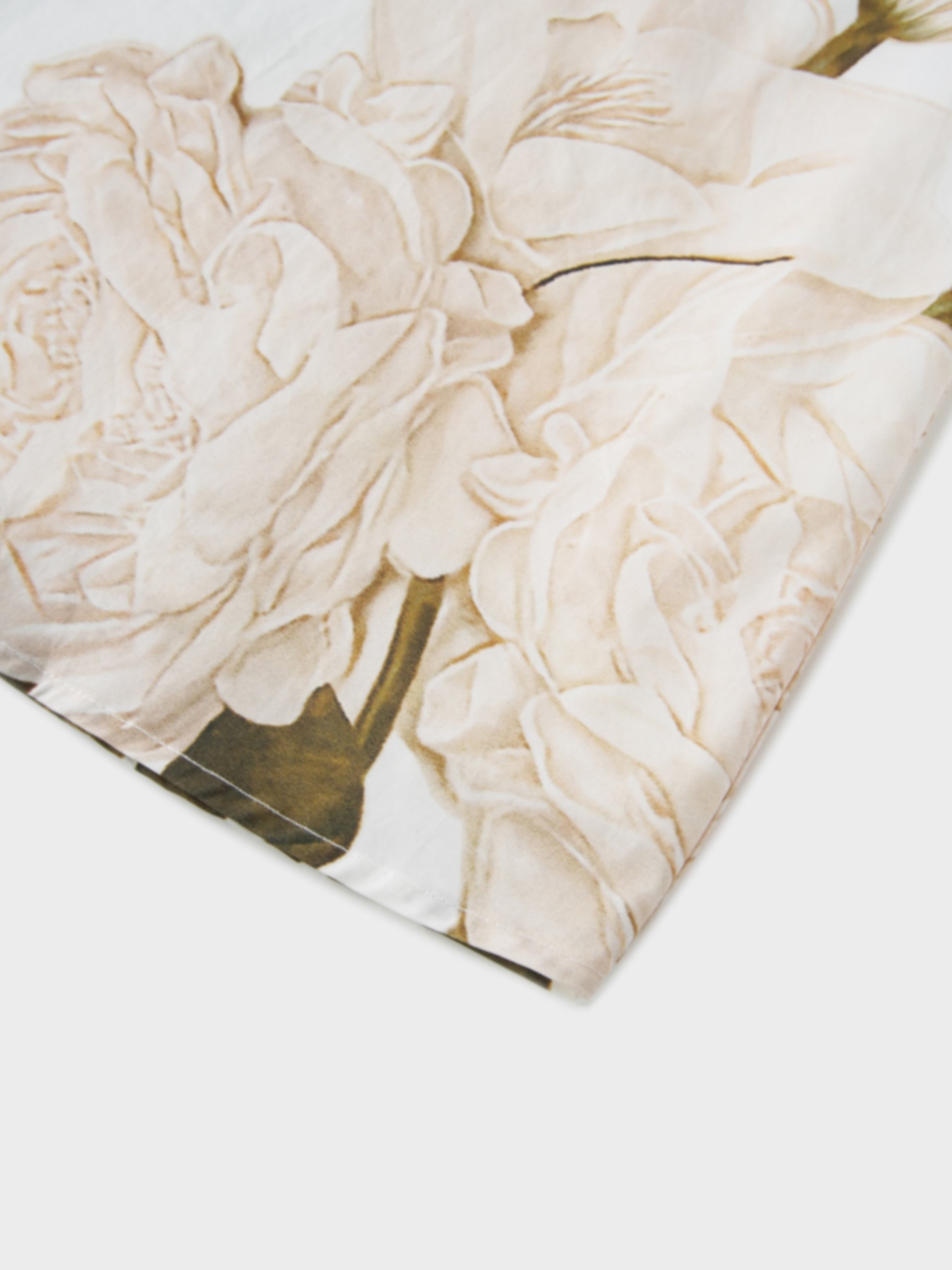 Floral Design Skirt-White