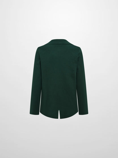 Knit Boxy Blazer - Green