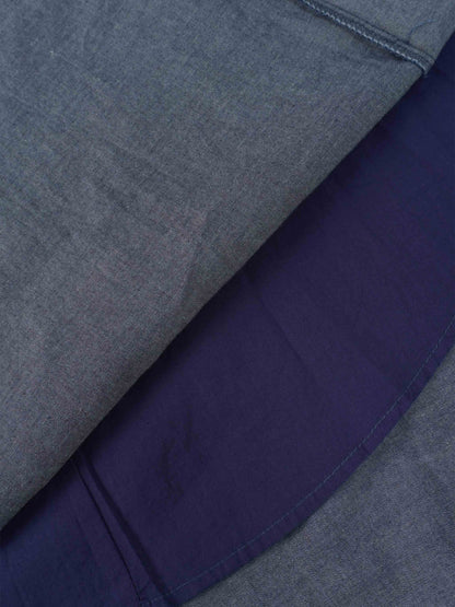 High Waist Drawstring Maternity Dress-Dark Denim