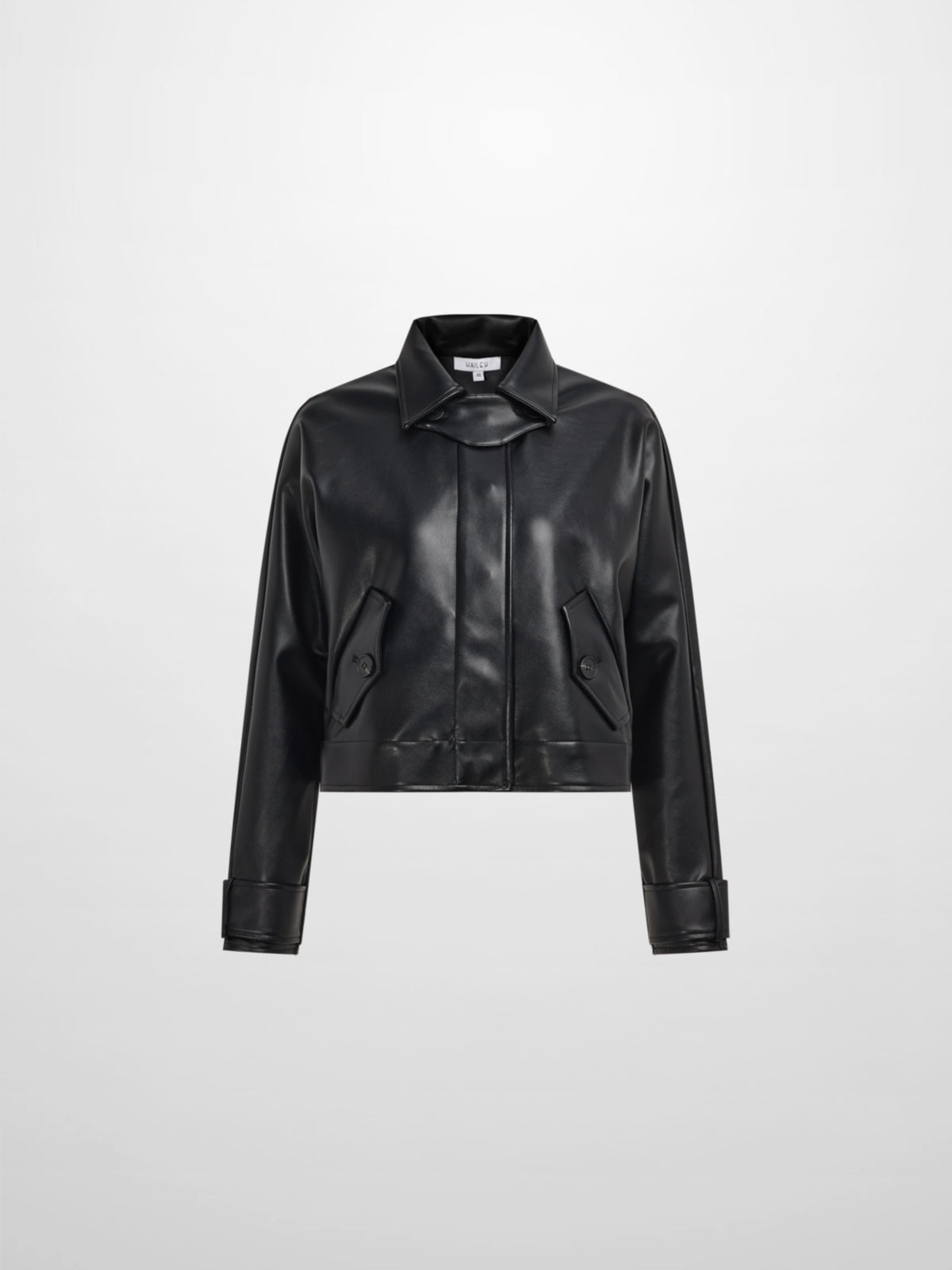 Swing Leather Jacket - Black
