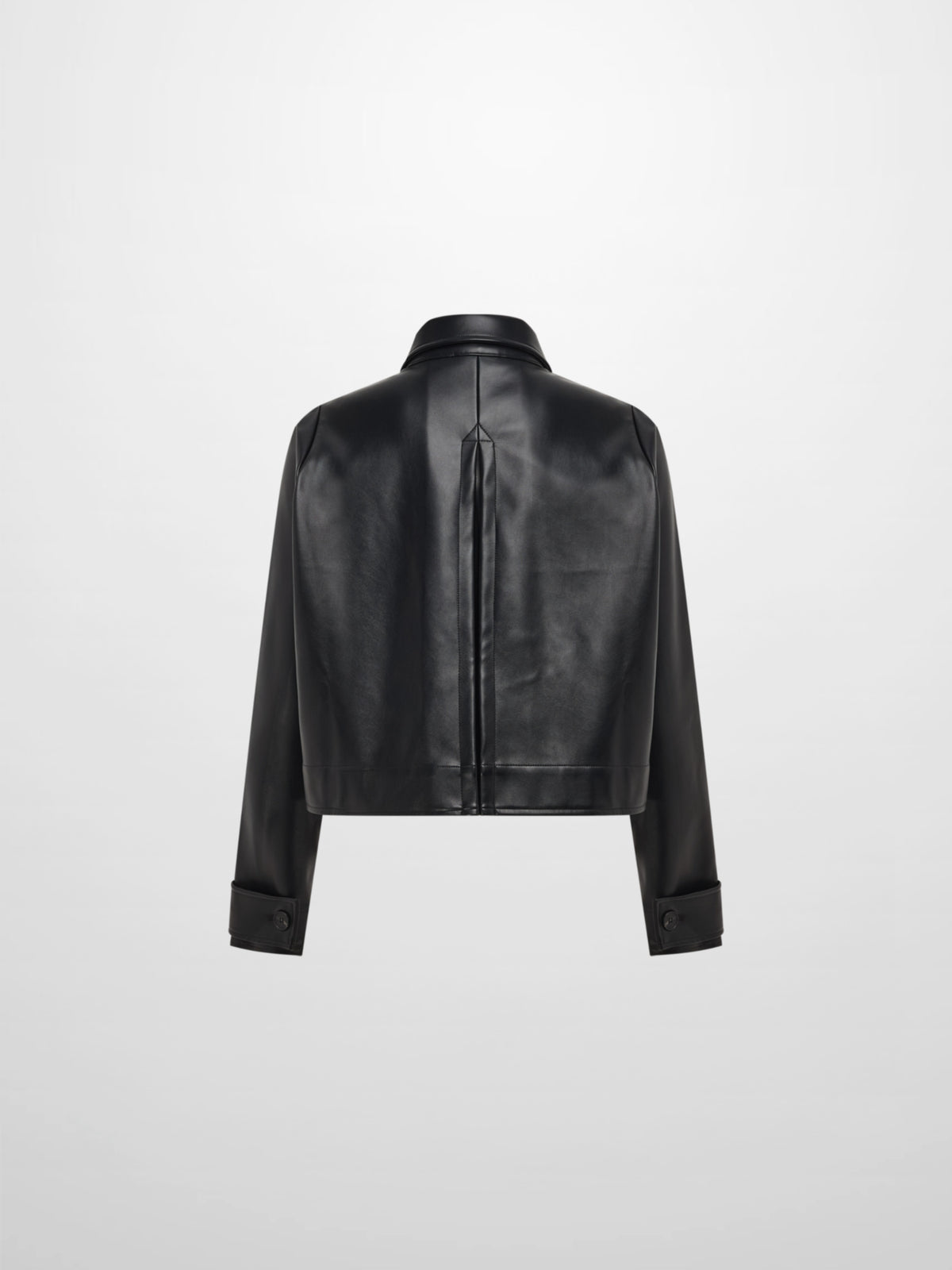 Swing Leather Jacket - Black