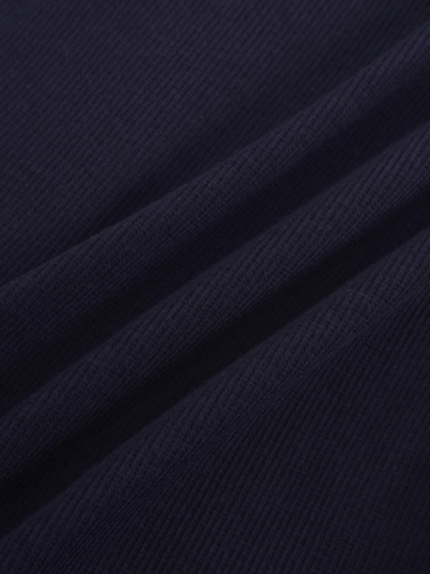 Ribbed Button Down Shirt-Navy