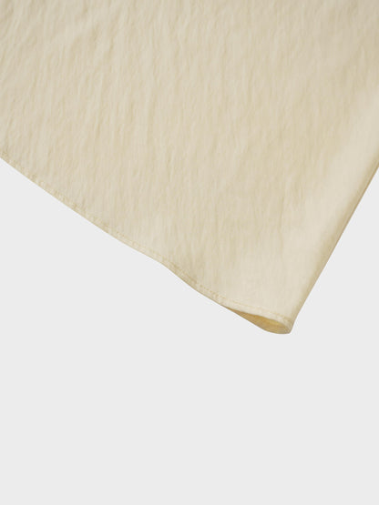 Crinkle Skirt 37"-Pale Yellow