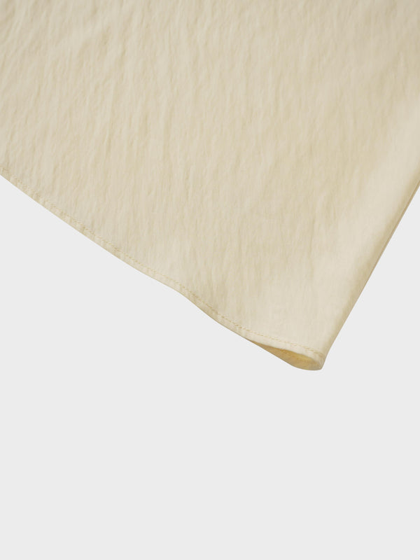 Crinkle Skirt 37"-Pale Yellow