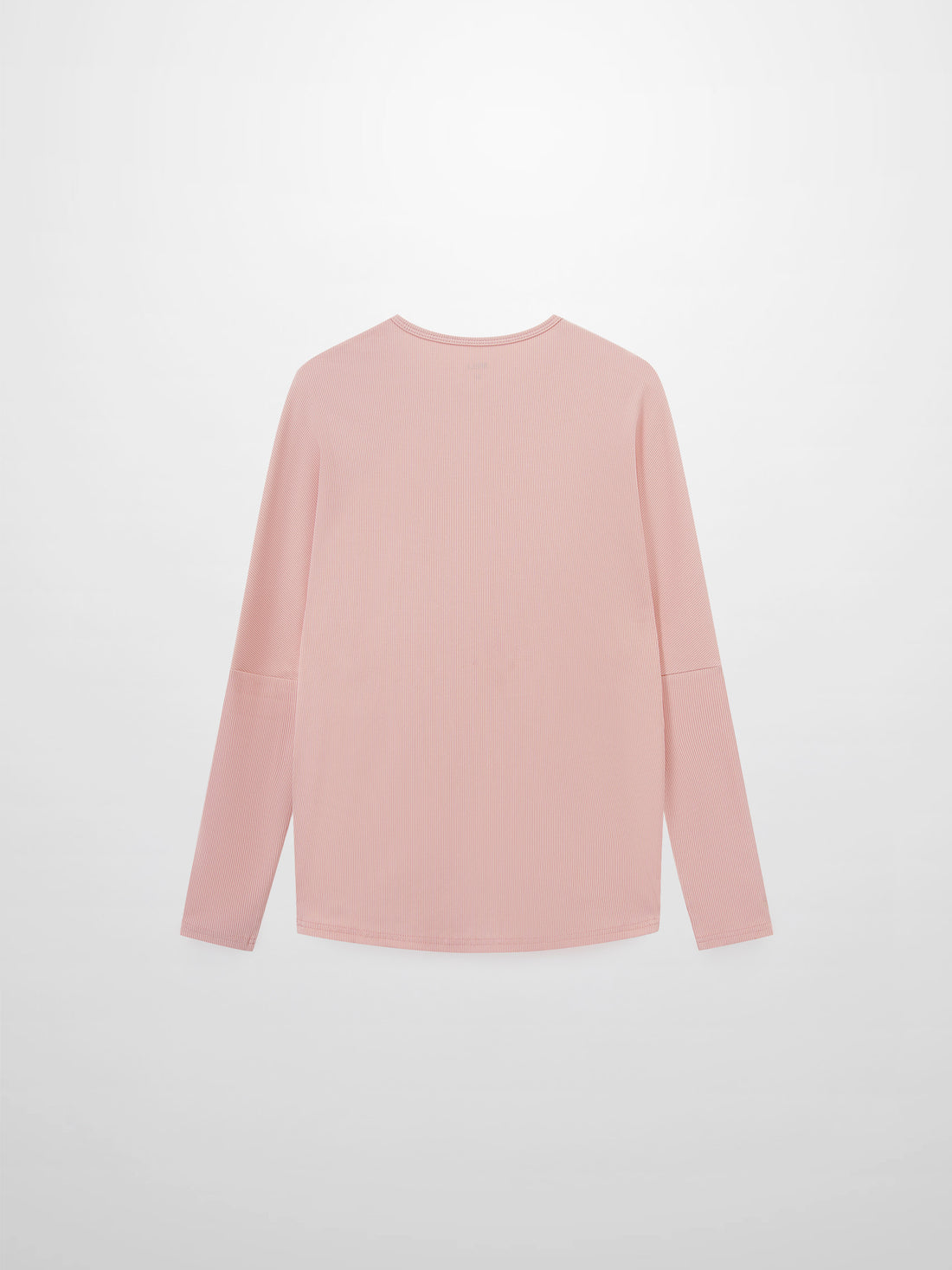 Crew Ribbed Dolman-Peachy Pink