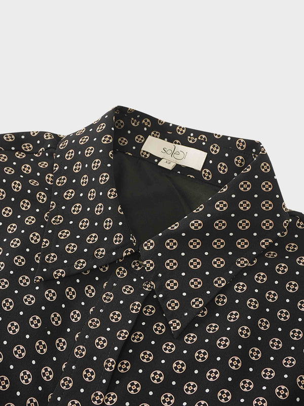 Linda Dress-Geometric
