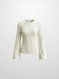 Bell Sleeve Sweater - Cream