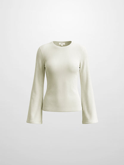 Bell Sleeve Sweater - Cream