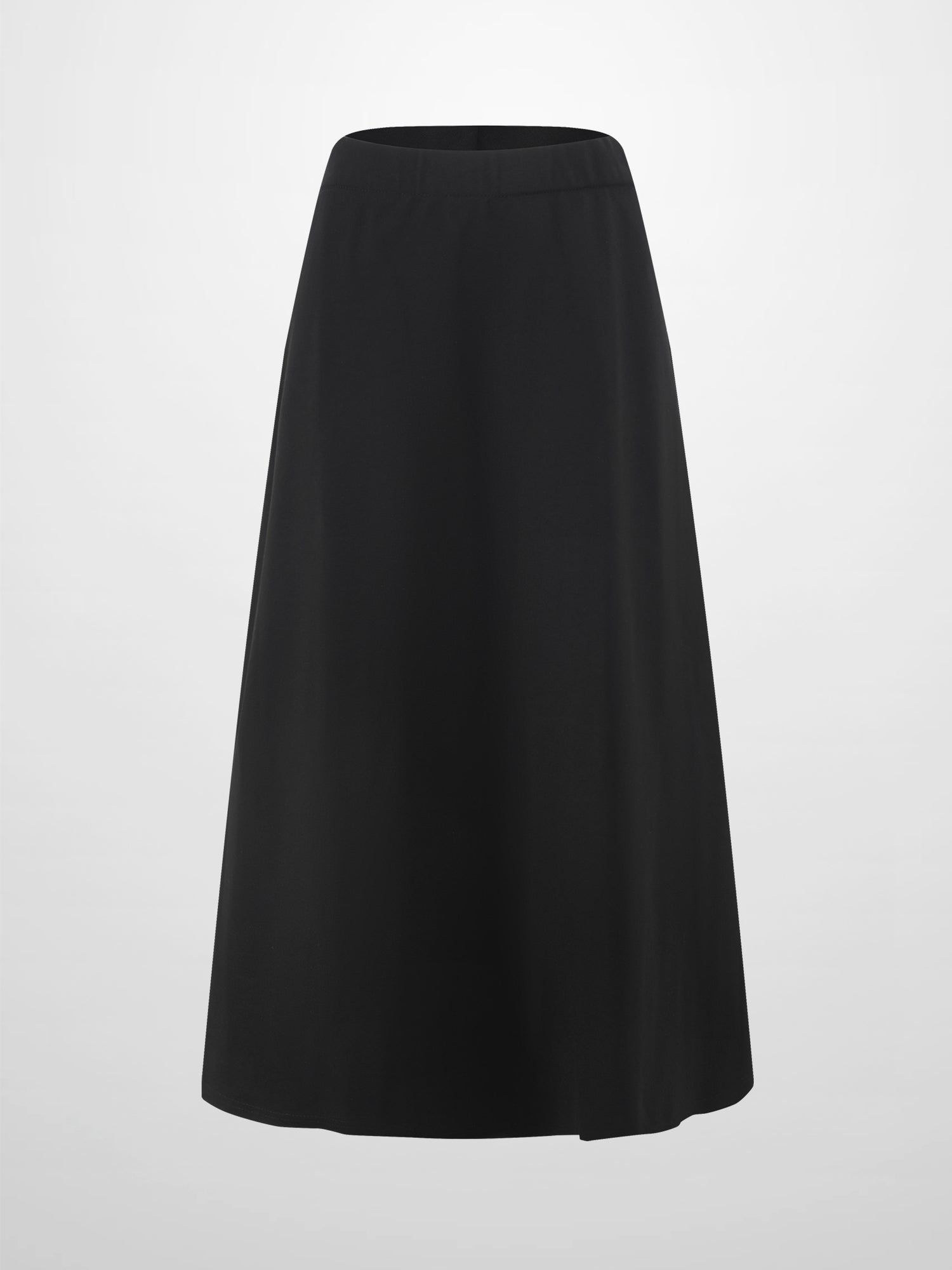 LIGHTWEIGHT 3 PANEL SKIRT-BLACK 29"