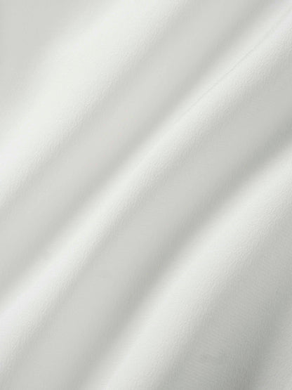 Silk Cape Blouse-Cream