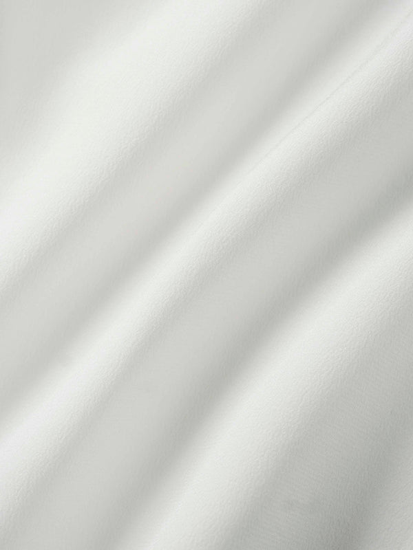 Silk Cape Blouse-Cream