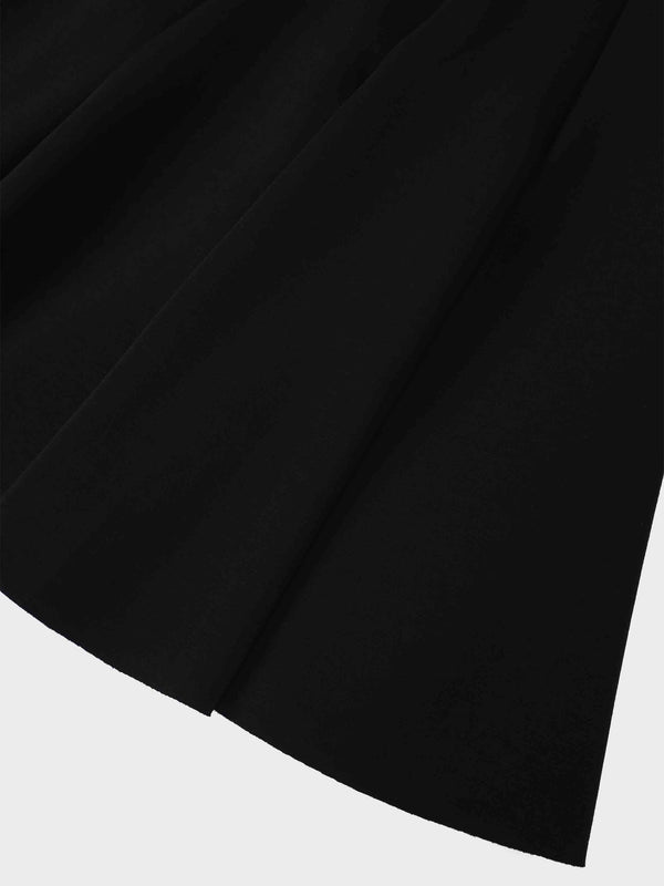 Short Flare Skirt 24"-Black