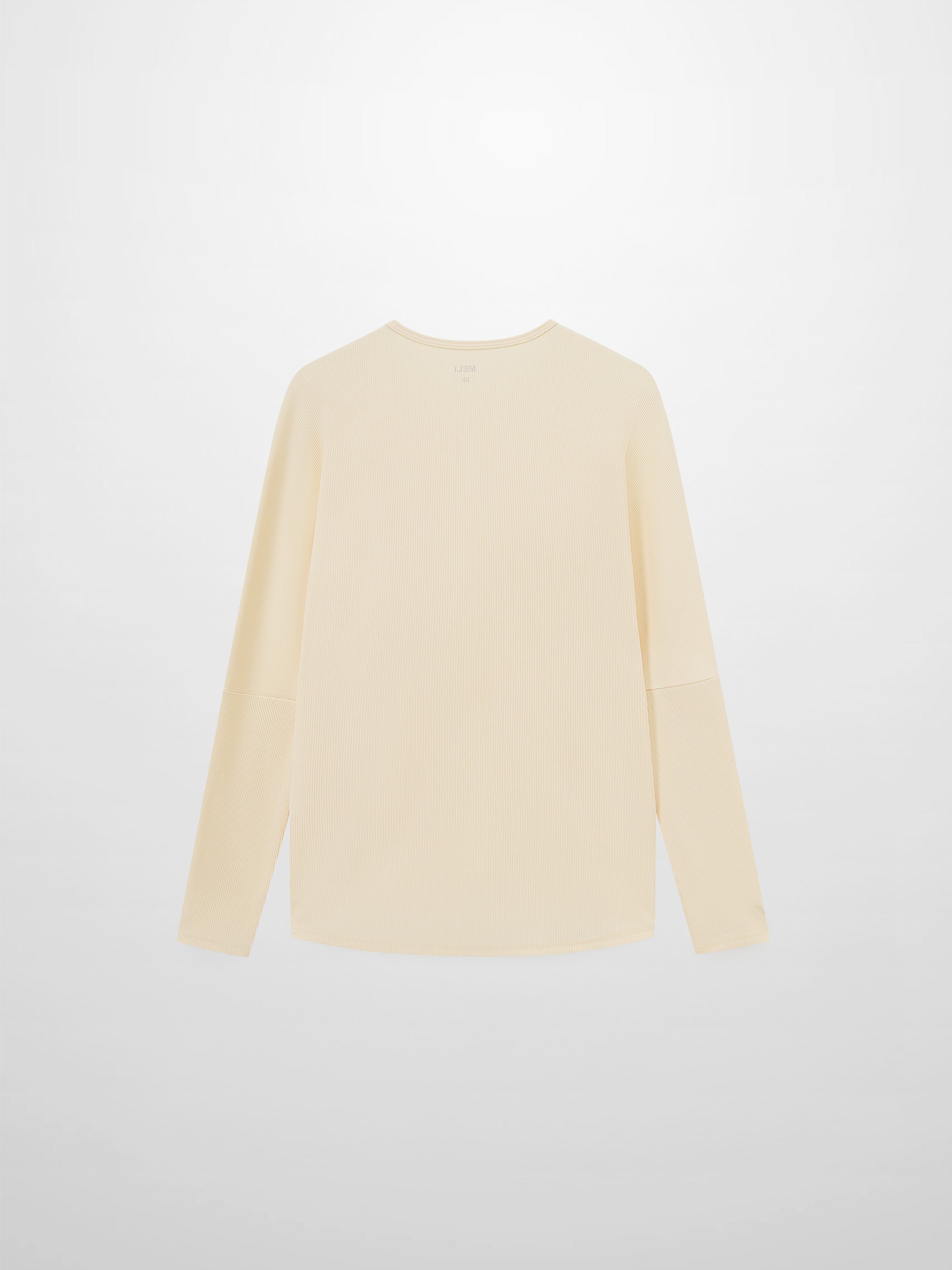 Crew Ribbed Dolman-Yellow