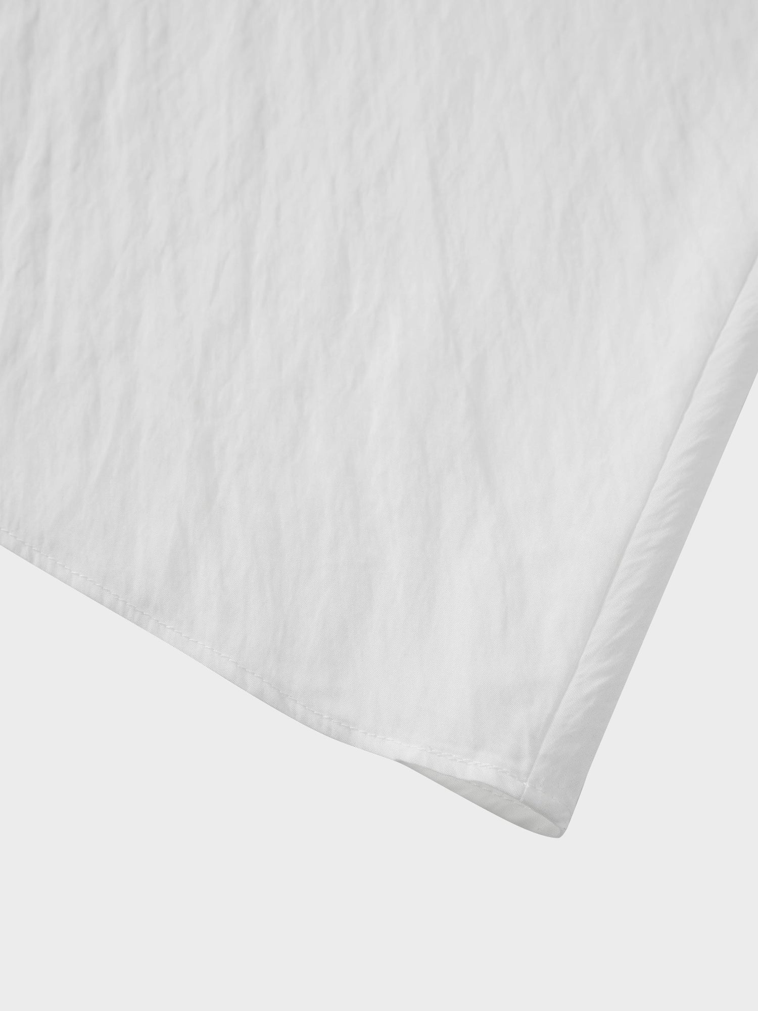 Crinkle Cotton Skirt 37"-White