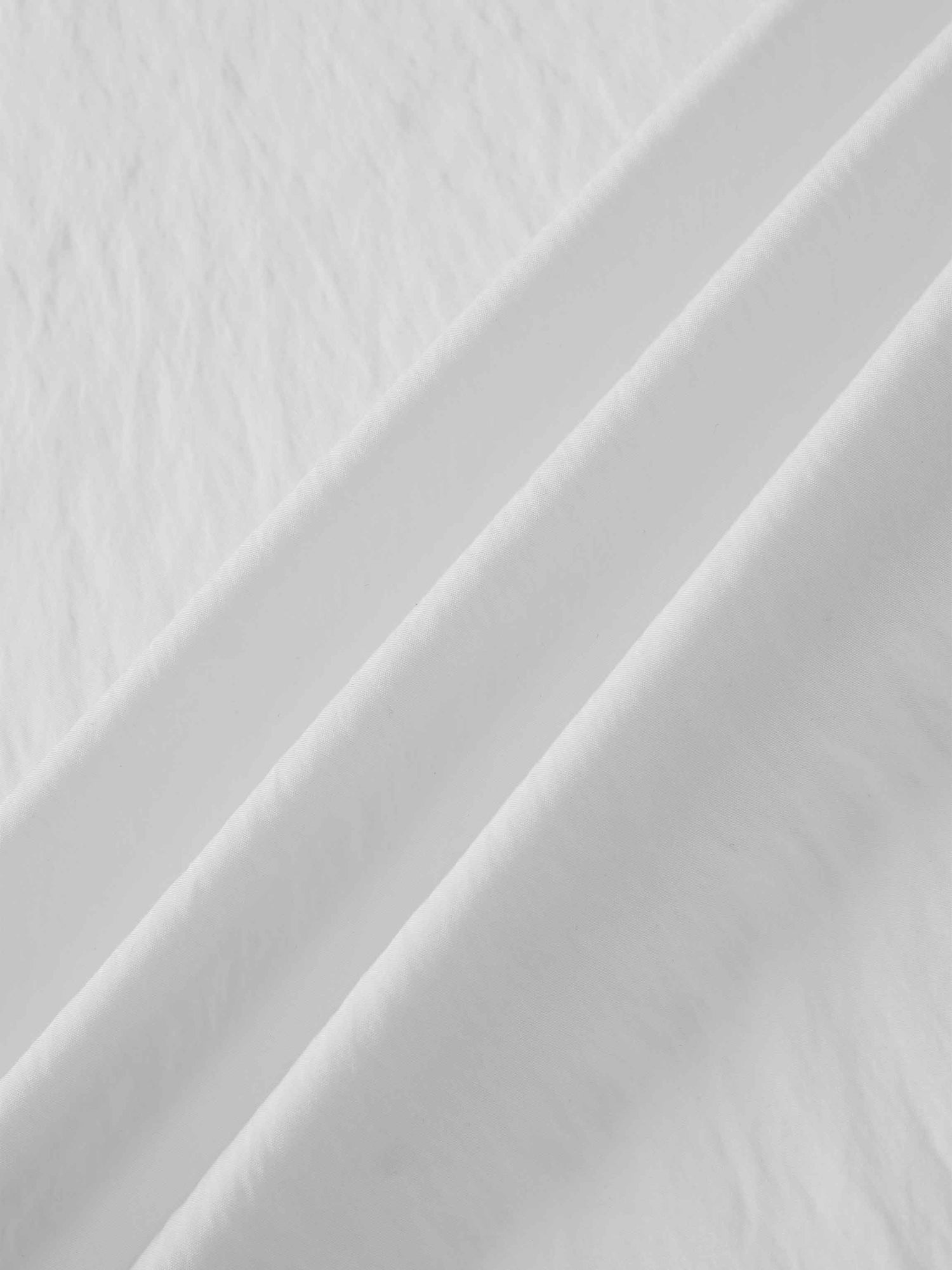 Crinkle Cotton Skirt 37"-White