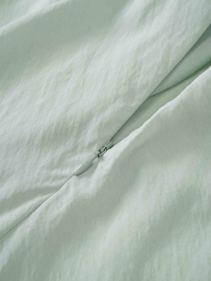 Crinkle Skirt 37"-Mint Green