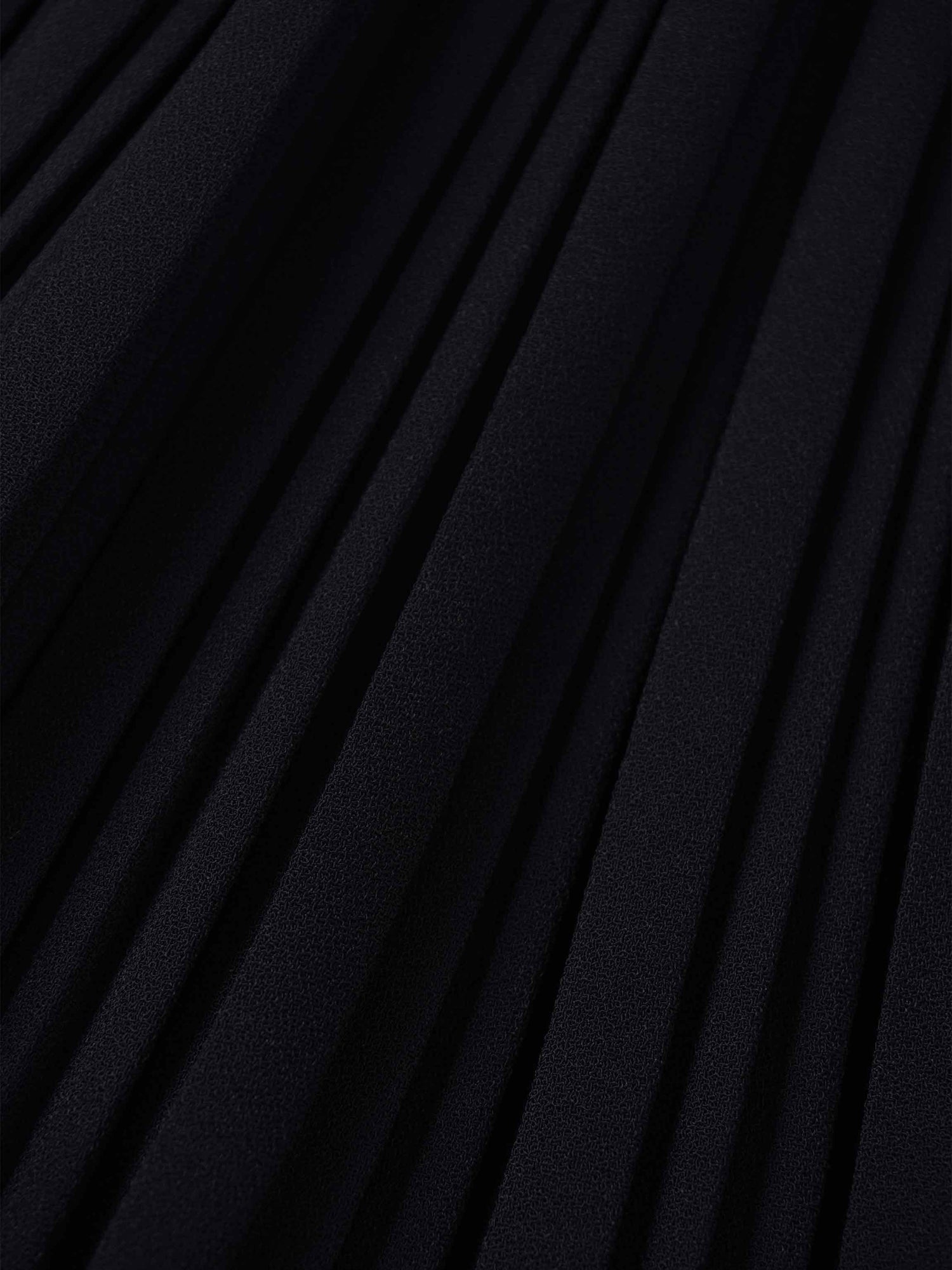 Pleated Layer Skirt 37&quot;-Navy