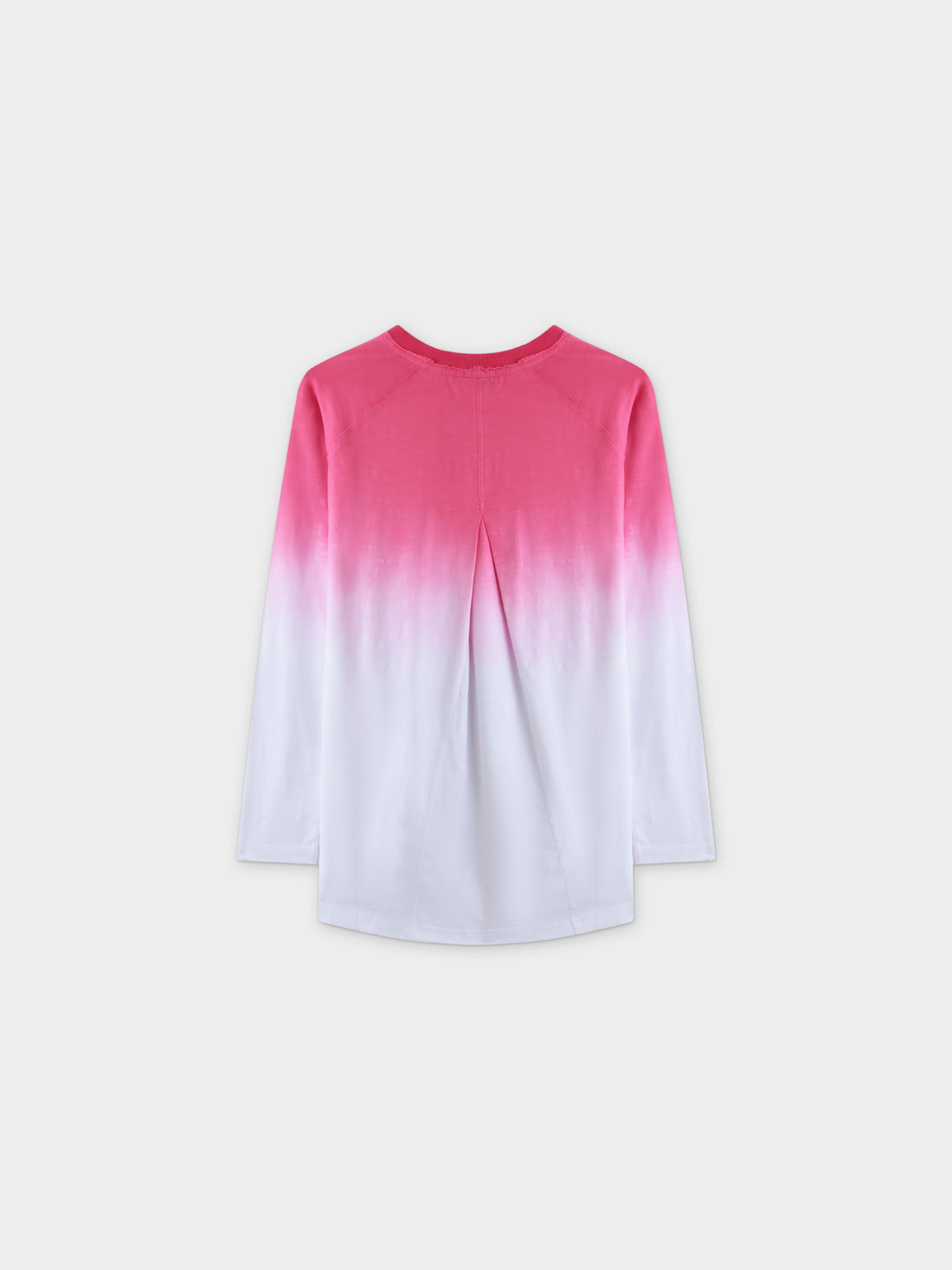 OMBRE PLEAT BACK TEE-PINK