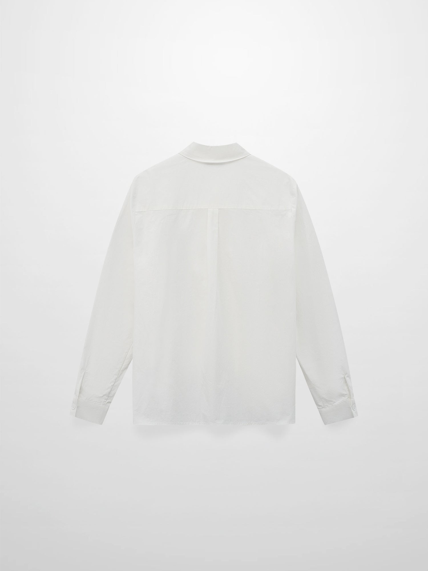 Cotton Front Crossover Blouse-White
