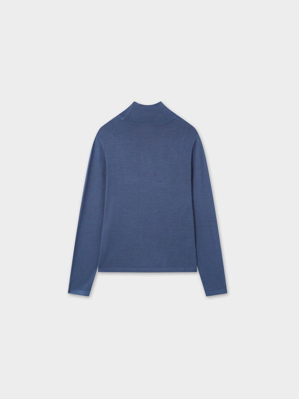 Knit Turtleneck-Teal