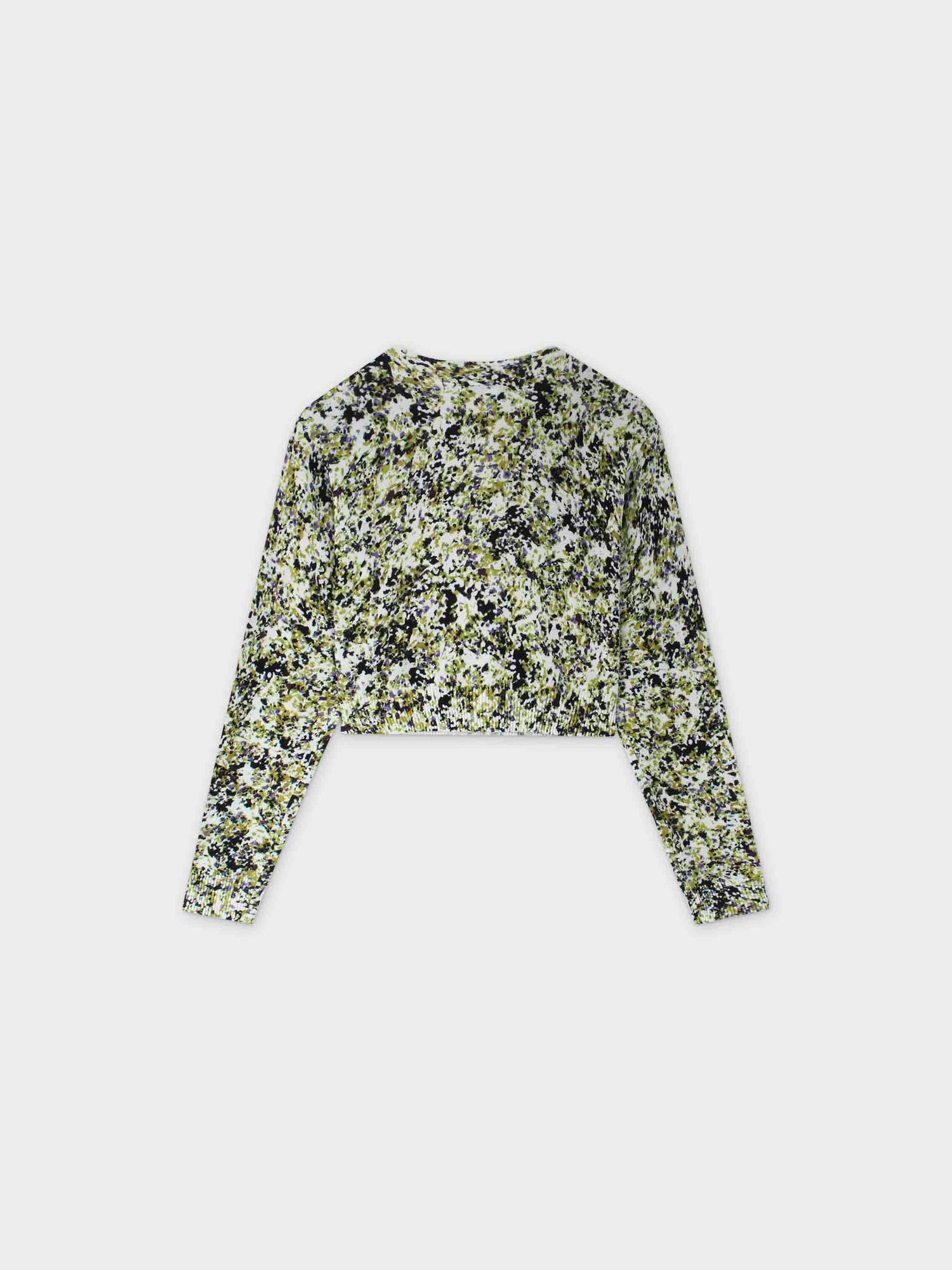 Printed Cardigan-Specks of Floral