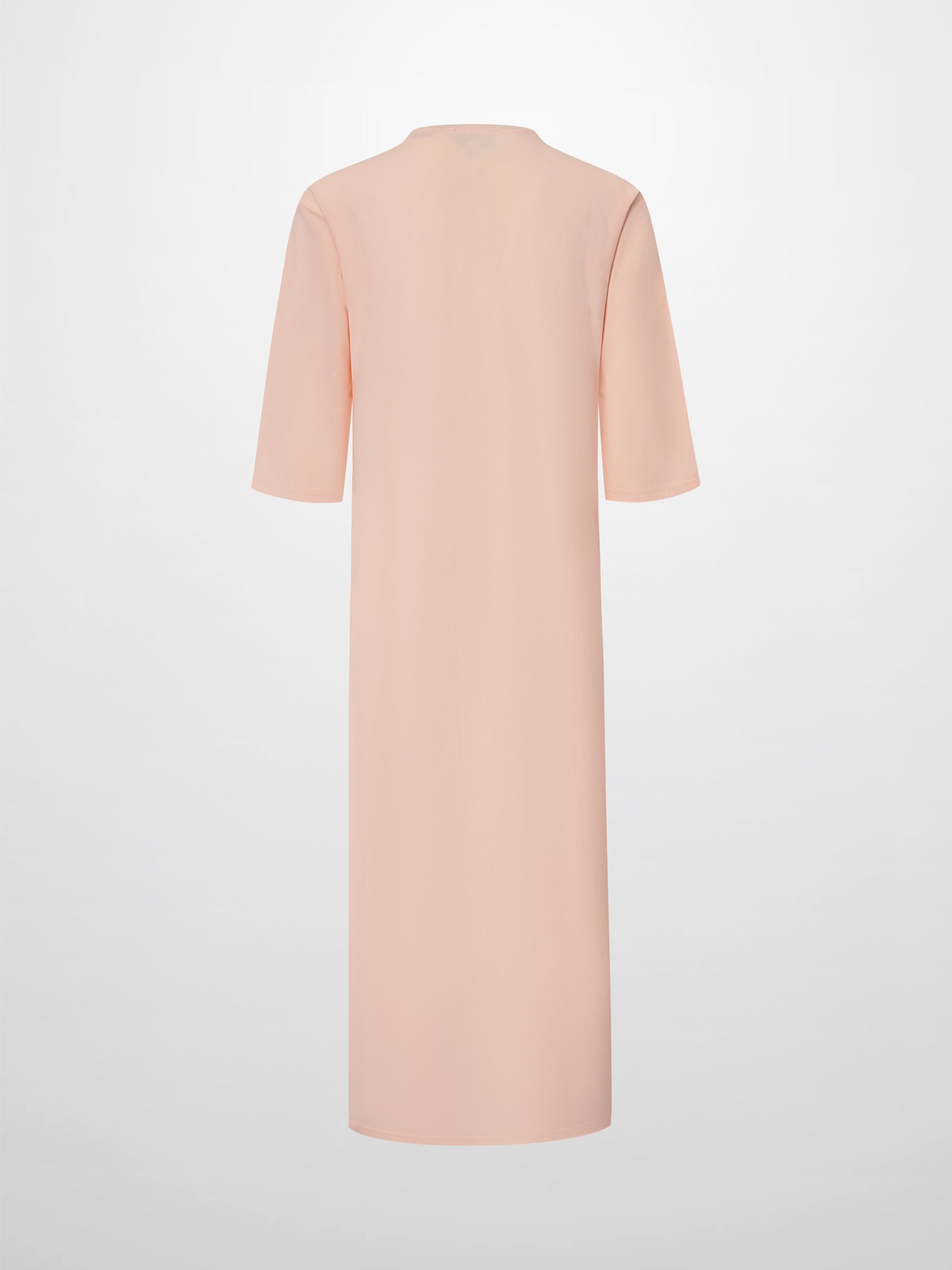 Maxi T-Shirt Dress-Yellow/Peach Tower