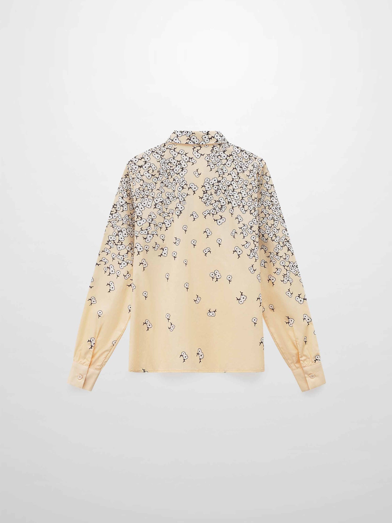 Ombre Flower Blouse-Peach