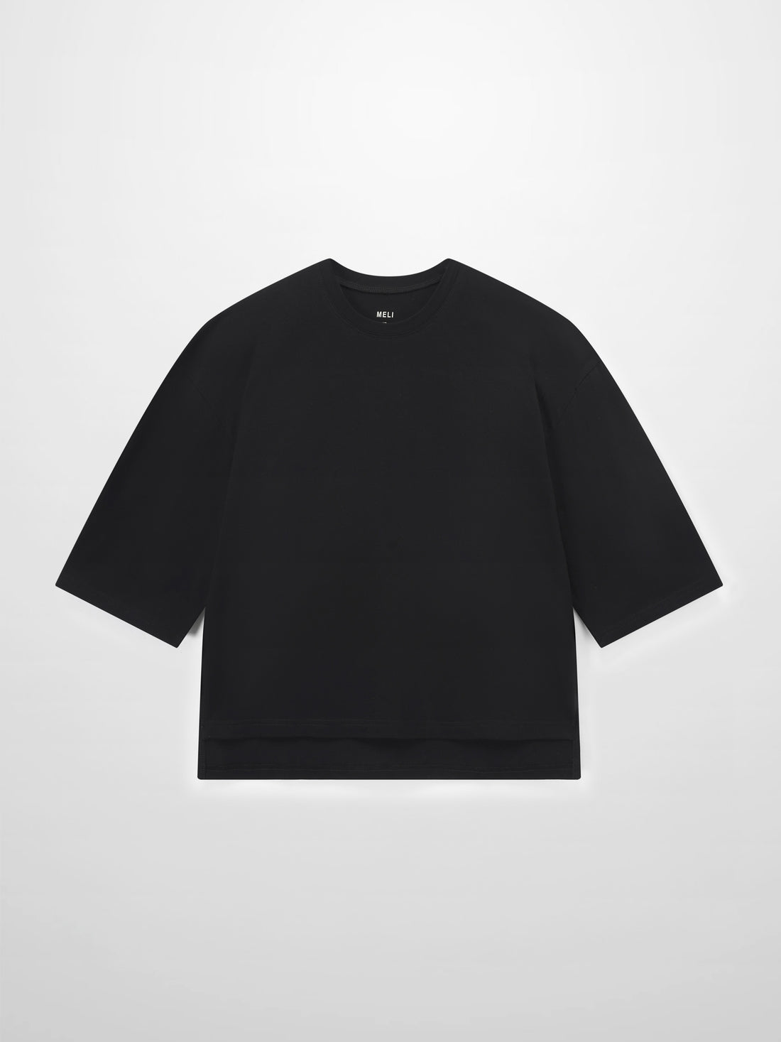Wide Sleeve Tee-Black