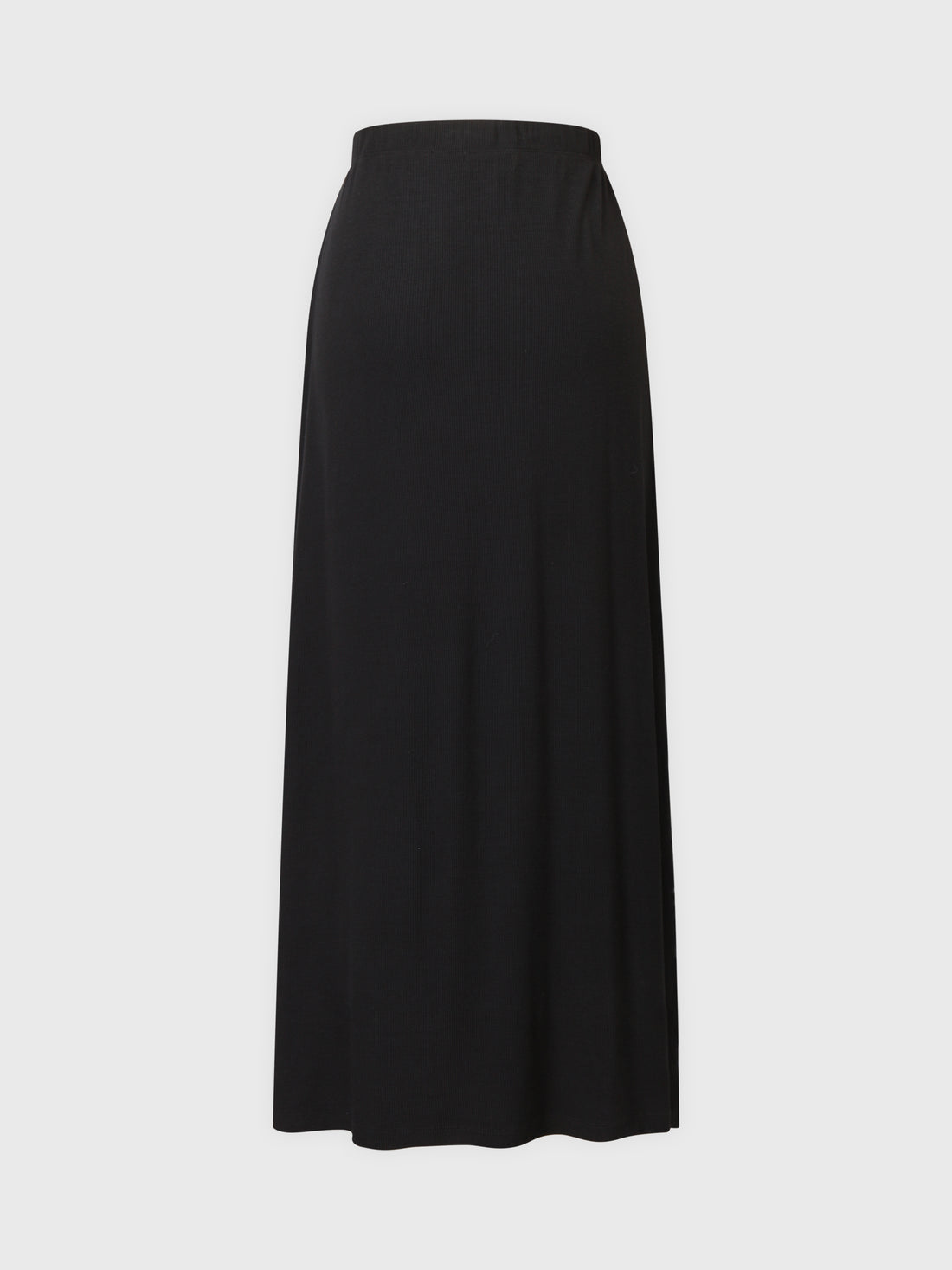 FALDA MAXI ACANALADO - NEGRO