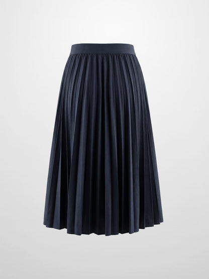 PLEATED SKIRT 24" -NAVY