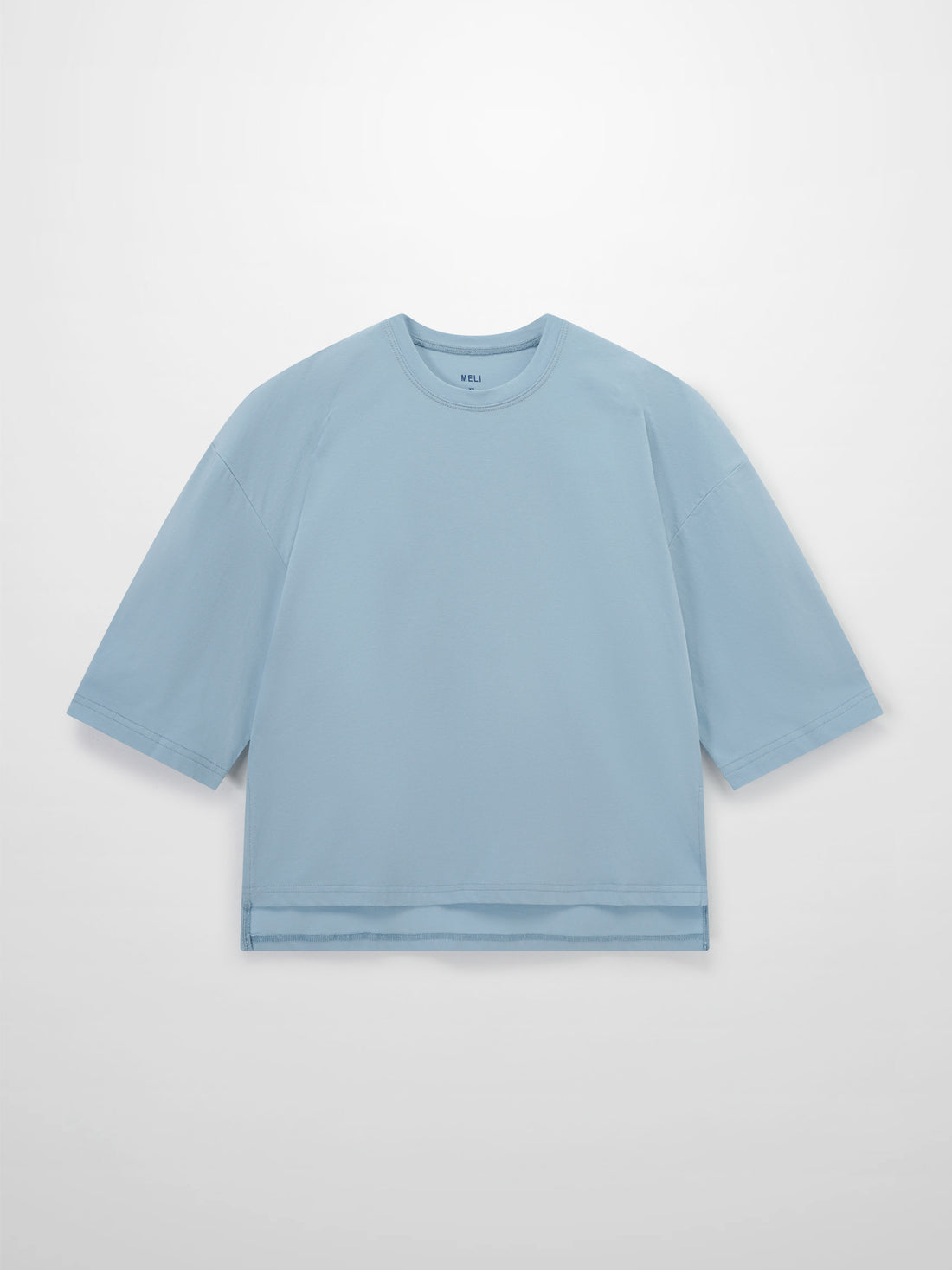Wide Sleeve Tee-Light Blue