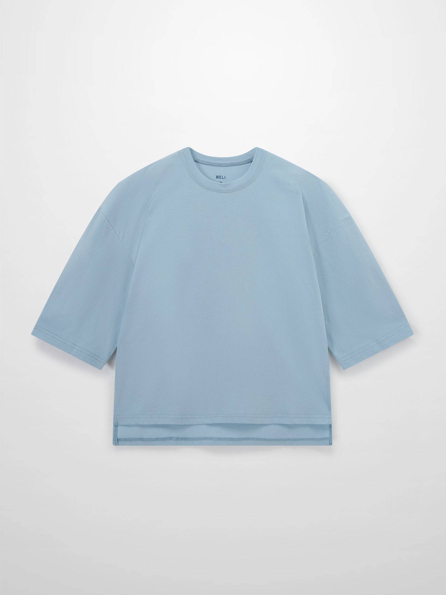 Wide Sleeve Tee-Light Blue