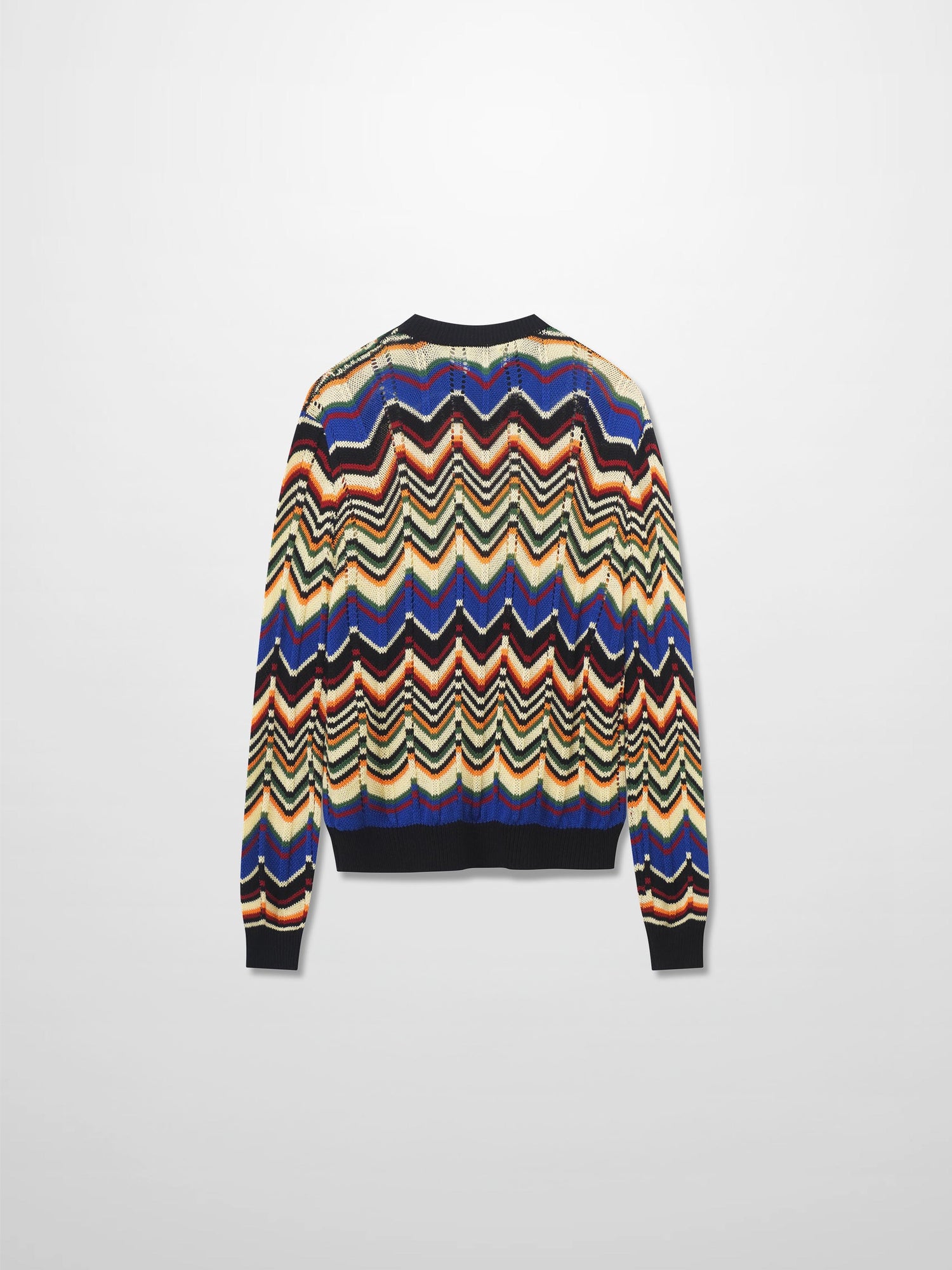 Crochet Wave Sweater-Multi