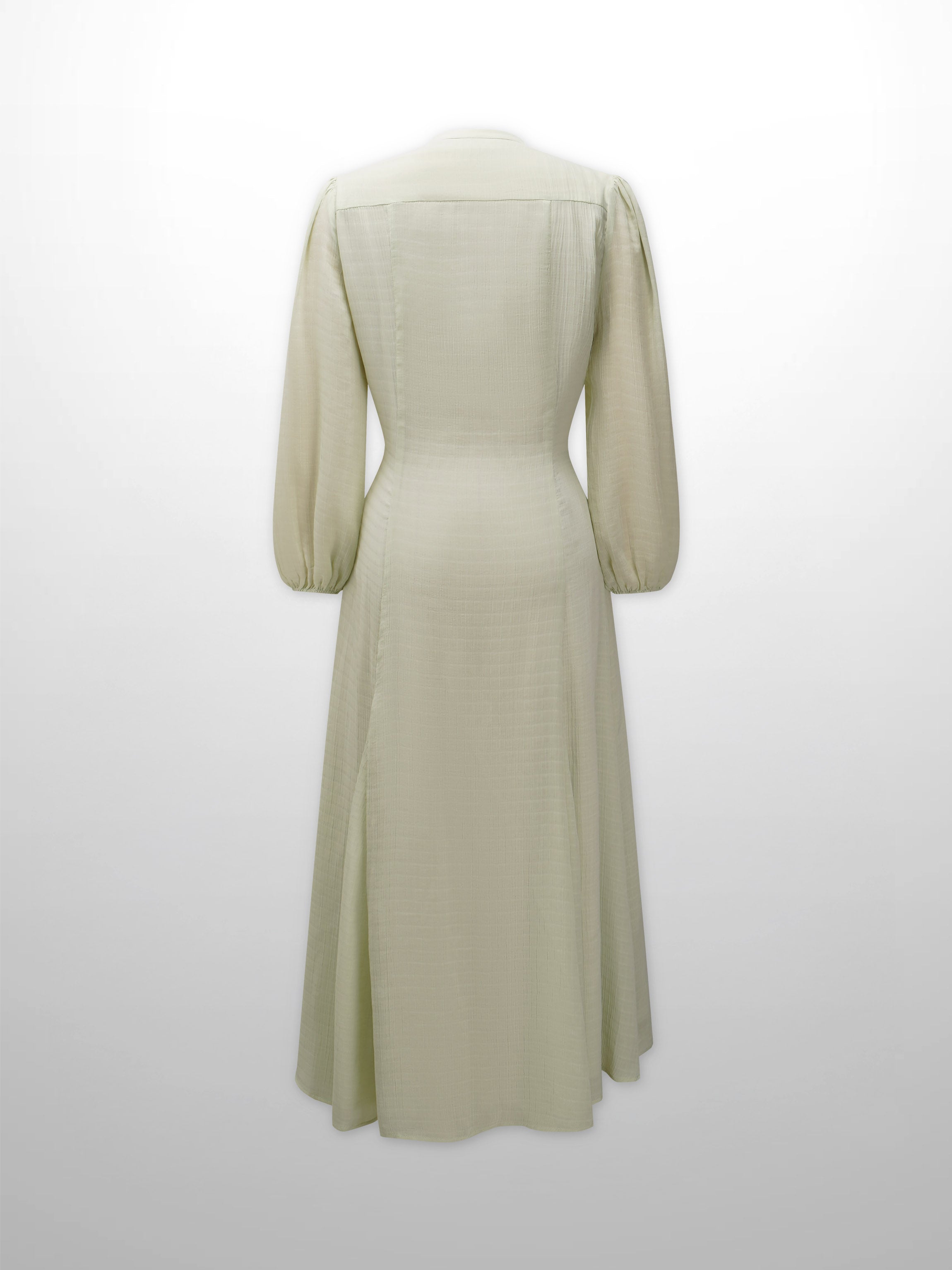 A Line Shirtdress-Celery Crinkle