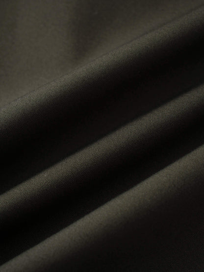 Basic A-Line Skirt-Olive Green
