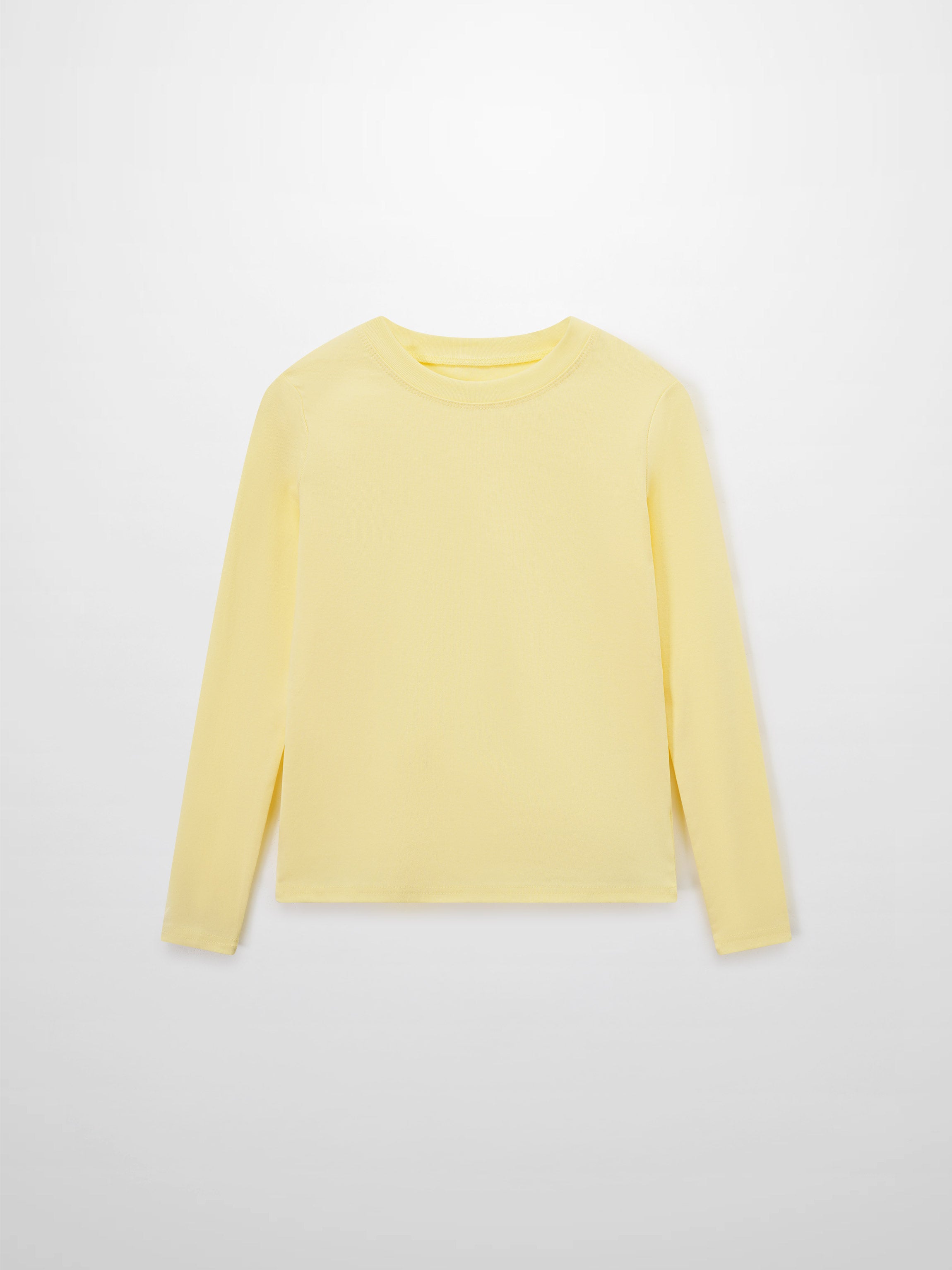 CLASSIC TEE LONG SLEEVE-PALE YELLOW