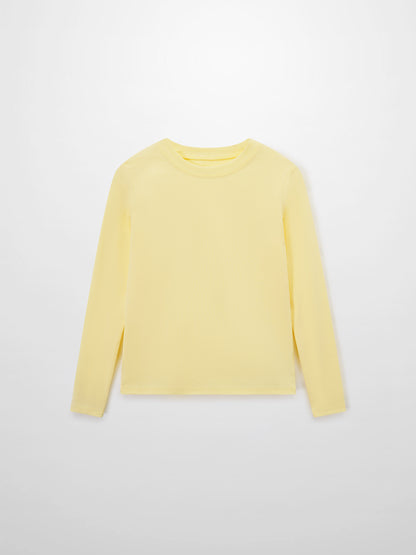 CLASSIC TEE LONG SLEEVE-PALE YELLOW