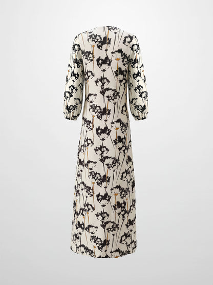 Neck Tie Boho Dress-Wish Flower